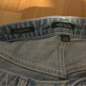 wild fable Light Blue High-Rise Denim Shorts